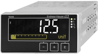 Field meter RIA46 with control unit for monitoring and indication of analog measured values