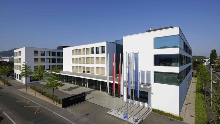 Headquarters of the Endress+Hauser Group in Reinach, Switzerland.