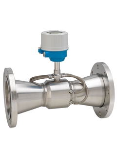Picture of flowmeter Proline Prosonic Flow E 100 to measure of demineralized water in utilities