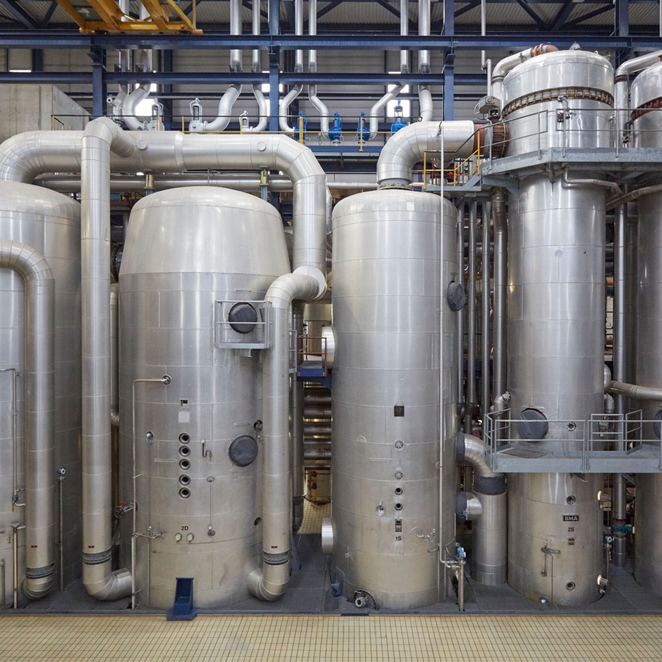 Evaporation in the sugar manufacturing process