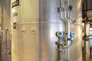 Deltabar FMD71 electronic differentail pressure measurement in a sugar factory
