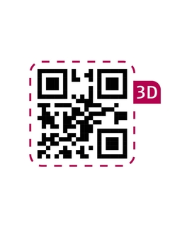 3D QR code for Prosonic Flow G