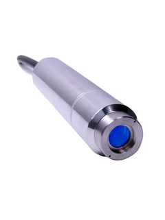 Product picture Rxn-20 probe with optic lens facing front bottom right corner