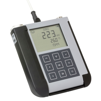 Robust handheld for pH/ORP, conductivity, oxygen and temperature measurement in hazardous areas.