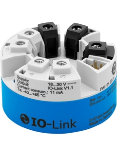 IO-Link RTD temperature transmitter iTEMP TMT36 with new screw terminal design